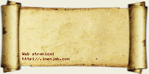 Josip Rakovac vizit kartica